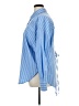 Express Stripes Blue Long Sleeve Button-Down Shirt Size XL - photo 5
