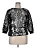 L'Agence Metallic Silver Sweatshirt Size 1X (estimated) - photo 1