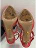 Prada Red Orange Coral Suede Platform Ankle Strap Sandals Size EU 35 - photo 8
