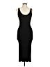 Enza Costa Solid Black Cocktail Dress Size M (estimated) - photo 1