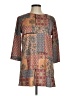 Assorted Brands Paisley Brown Casual Dress Size M - photo 1