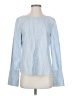 FRAME 100% Cotton Blue Long Sleeve Blouse Size S - photo 1