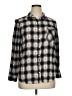 Mudd Plaid Gray 3/4 Sleeve Button-Down Shirt Size XL - photo 1