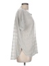 Liz Claiborne 100% Polyester Silver Short Sleeve Top Size L - photo 4