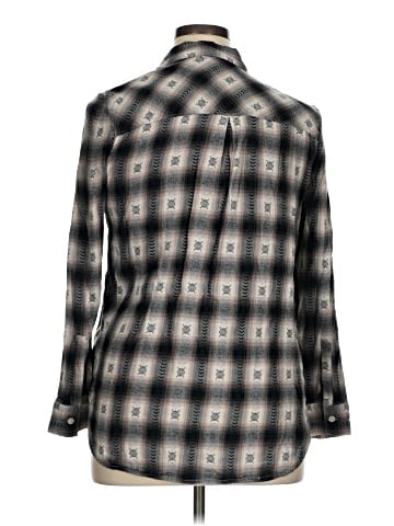 Mudd 3/4 Sleeve Button-Down Shirt (view 2)