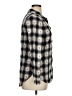 Mudd Plaid Gray 3/4 Sleeve Button-Down Shirt Size XL - photo 4