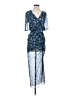Veronica Beard 100% Silk Blue Cocktail Dress Size 2 - photo 1