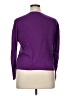Only Mine 100% Cashmere Purple Cashmere Pullover Sweater Size XL - photo 2