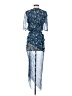Veronica Beard 100% Silk Blue Cocktail Dress Size 2 - photo 2