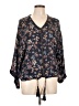 Xhilaration 100% Rayon Blue Blazer Size L - photo 1