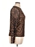 Edited Animal Print Brown Long Sleeve T-Shirt Size XL - photo 4