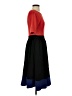 eShakti Color Block Red Casual Dress Size 2 - photo 4