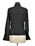 Spense 100% Polyester Polka Dots Black Long Sleeve Blouse Size M - photo 2