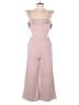 Ale by Alessandra 100% Polyester Solid Pink Jumpsuit Size L - photo 1