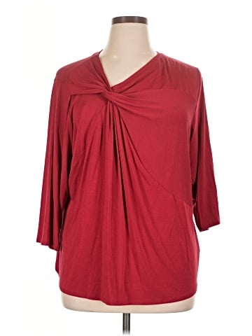 Carmen Carmen Marc Valvo 3/4 Sleeve T-Shirt (view 1)