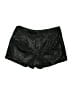 Jennifer Lopez Metallic Black Shorts Size 14 - photo 1