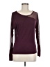 Glitz Burgundy Long Sleeve Top Size M - photo 1