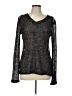 Miss Me Metallic Silver Pullover Sweater Size L - photo 1