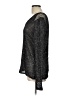 Miss Me Metallic Silver Pullover Sweater Size L - photo 5
