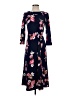 Talbots Floral Blue Casual Dress Size 2 - photo 1