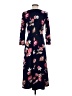 Talbots Floral Blue Casual Dress Size 2 - photo 2
