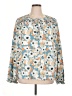 Joules Blue Long Sleeve Blouse Size XL - photo 1