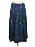 Unbranded 100% Polyester Floral Blue Green Casual Skirt Size M (estimated) - photo 1