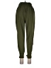 Grace Karin Solid Green Casual Pants Size L - photo 2
