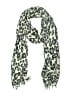 H&M 100% Polyester Animal Print Green Black Scarf One size - photo 1