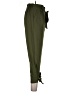 Grace Karin Solid Green Casual Pants Size L - photo 4