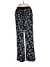 Bare Necessities 100% Polyester Print Black Casual Pants Size M - photo 1