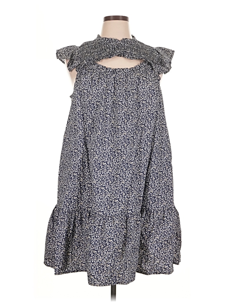 Pre-owned Old Navy Casual Dress In Blue