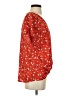 West Kei 100% Polyester Red Short Sleeve Blouse Size S - photo 4