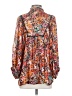 Umgee Orange Long Sleeve Blouse Size S - photo 2