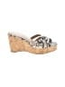Thalia Sodi Silver Brown Sandals Size 6 1/2 - photo 1