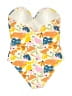 Unbranded Print Ivory One Piece Swimsuit Size XXS (estimated) - photo 2