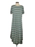 Lularoe Stripes Teal Casual Dress Size S - photo 2
