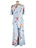 Avon Print Blue Jumpsuit Size L - photo 2