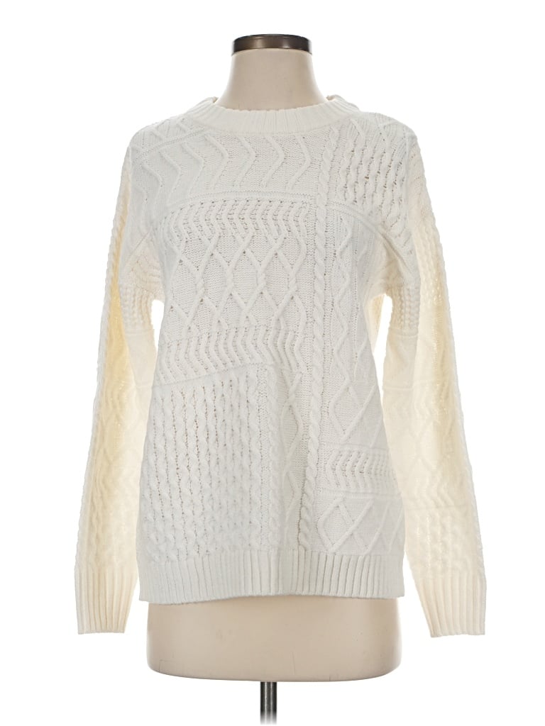 Click to view more detailed imagery on our partner's website Pre-owned Time And Tru Pullover Sweater In Ivory
