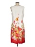 Chadwicks 100% Polyester Print Ivory Cocktail Dress Size 10 - photo 2