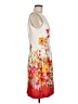 Chadwicks 100% Polyester Print Ivory Cocktail Dress Size 10 - photo 4