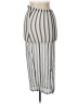 Uptown U.S.A. Stripes Silver Casual Skirt Size L - photo 2