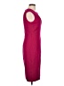 Cache Solid Burgundy Cocktail Dress Size 10 - photo 4