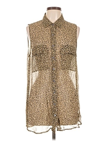 Equipment Sleeveless Button-Down Shirt (view 1)