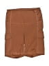 Velocity Solid Brown Cargo Shorts Size S - photo 1
