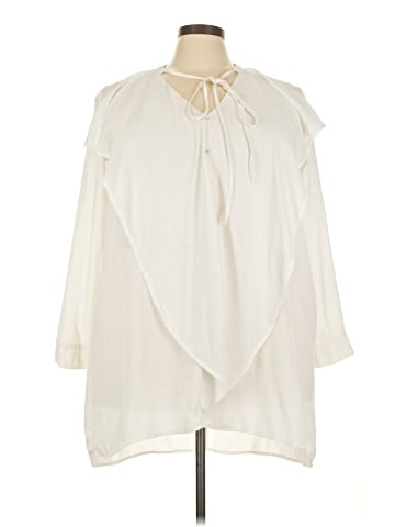Denim 24/7 3/4 Sleeve Blouse (view 1)