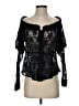 Ronny Kobo Black 3/4 Sleeve Blouse Size S - photo 1
