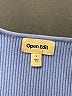 Open Edit Blue Long Sleeve Top Size L - photo 7