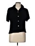 Harold's Black Short Sleeve Blouse Size 12 - photo 1