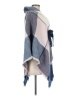 Coco + Carmen 100% Acrylic Blue Poncho One size - photo 4